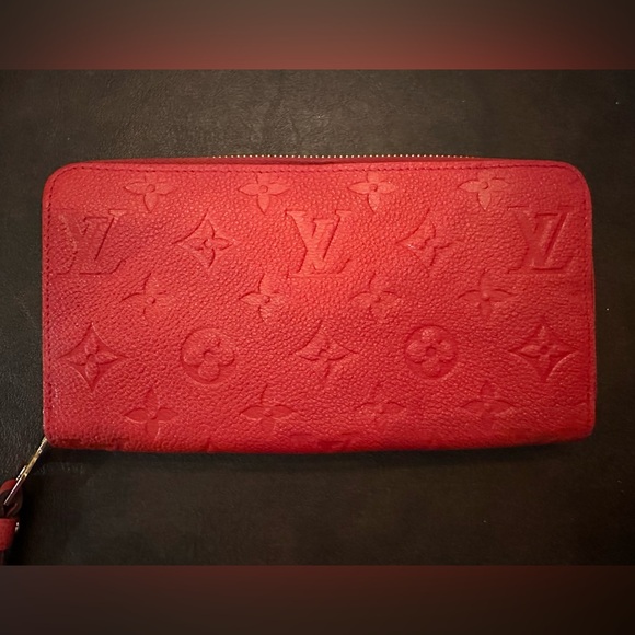 LOUIS VUITTON Empreinte Monogram Zippy Wallet in Red Leather SP4103 - Picture 2 of 15